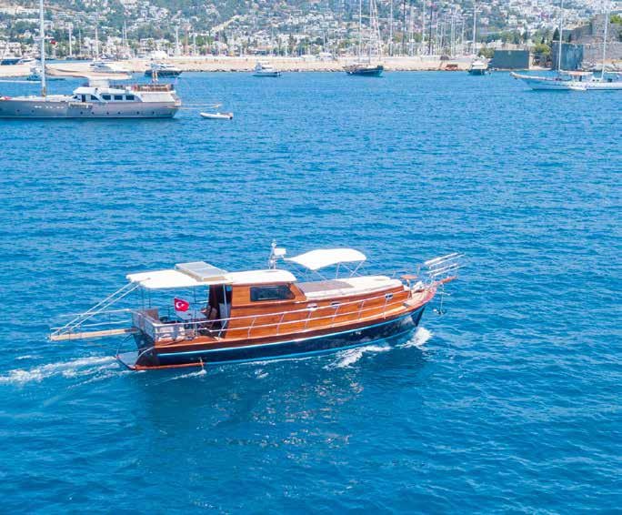 Bodrumda 13M Aile işletmesi Gulet - 11